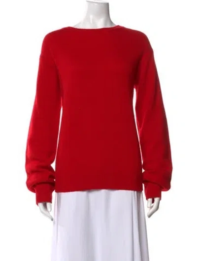 Pre-owned Éterne Crew Neck Sweater In Red