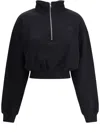 Éterne Cropped Sweatshirt In Black