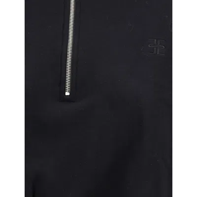 Éterne Cropped Sweatshirt In Black