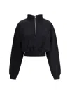 Éterne Cropped Sweatshirt In Black