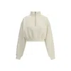 Éterne Cropped Sweatshirt In White