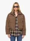 Éterne Down Puffer Mushroom Jacket In Brown