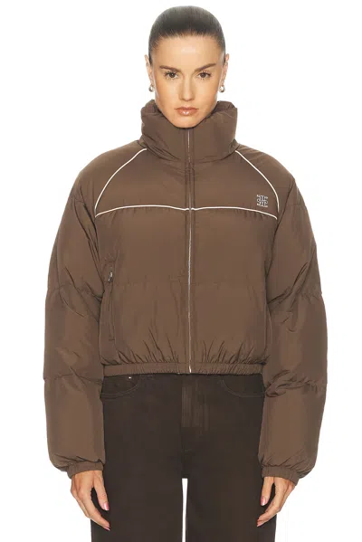 Éterne Down Puffer Technical Ponge Jacket In Blue