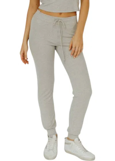 Éterne Drawstring Pants In Heather Grey