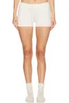 Éterne Drawstring Short In Cream