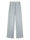 Éterne Drawstring Wide-leg Trousers In Blue