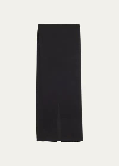 Éterne Emma Cashmere Maxi Knit Skirt In Black