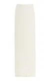 Éterne Emma Jersey Maxi Skirt In Ivory