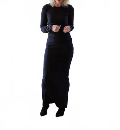 Éterne Emma Maxi Skirt In Black In Animal Print