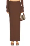 Éterne Emma Skirt In Chocolate