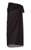 Éterne Esme Cotton Maxi Sarong In Multi