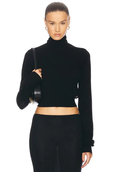 Éterne Etienne Cashmere Turtleneck Sweater In Black