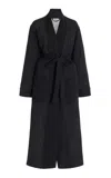 Éterne Lennon Cotton Robe In Black