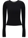 Éterne Long-sleeve Top In Black