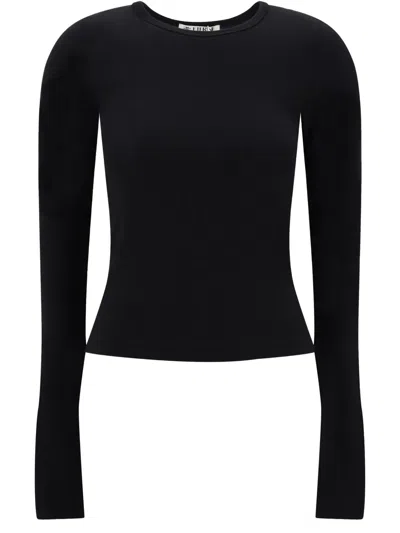 Éterne Long-sleeve Top In Black