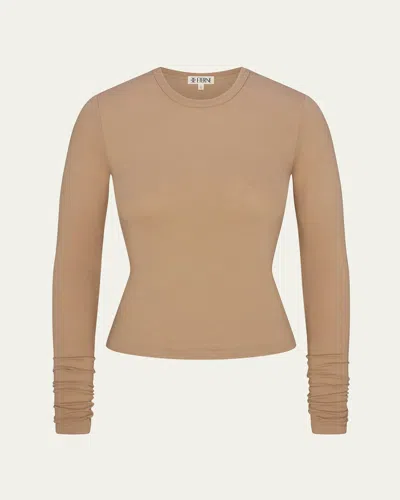 Éterne Fitted Crewneck Long-sleeve T-shirt