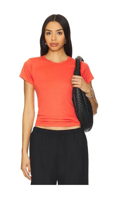 Éterne Fitted Short Sleeve T-shirt In Red