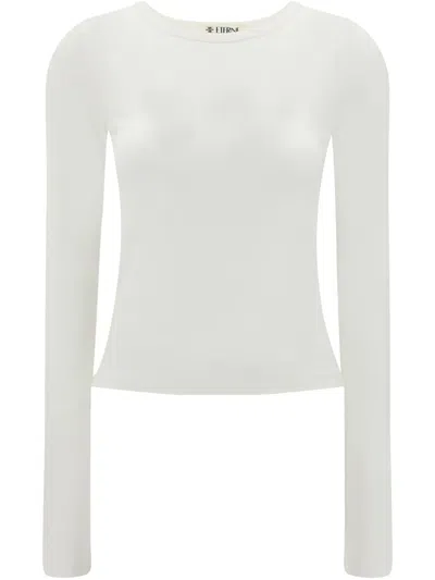 Éterne Fitted Longsleeves In White
