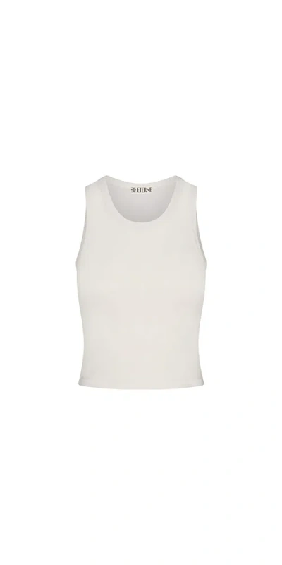 Éterne Fitted Tank Ivory In Neutral