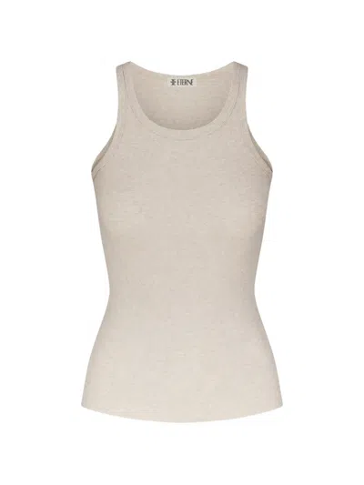 Éterne Fitted Tank Top In White
