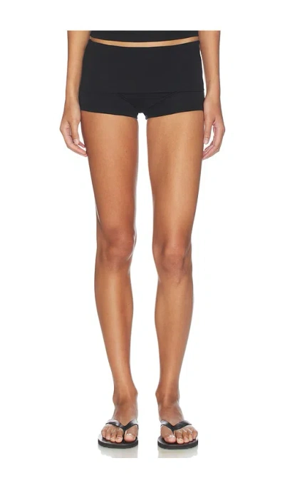 Éterne Foldover Short In Black
