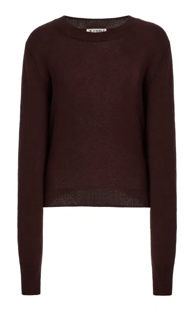 Éterne Francis Cashmere Sweater In Burgundy