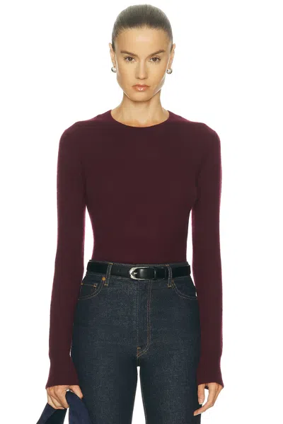 Éterne Francis Cashmere Sweater In Burgundy