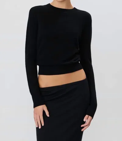 Éterne Francis Crew Neck Sweater In Black