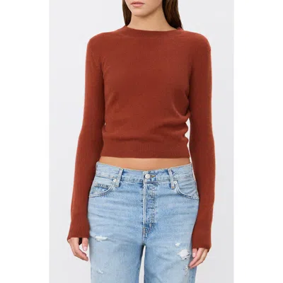 Éterne Eterne Francis Crewneck Sweater In Rust