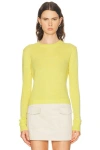 Éterne Francis Crew-neck Sweatshirt In Yellow