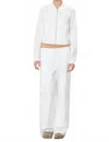 Éterne Franco Cargo Pant In White In White