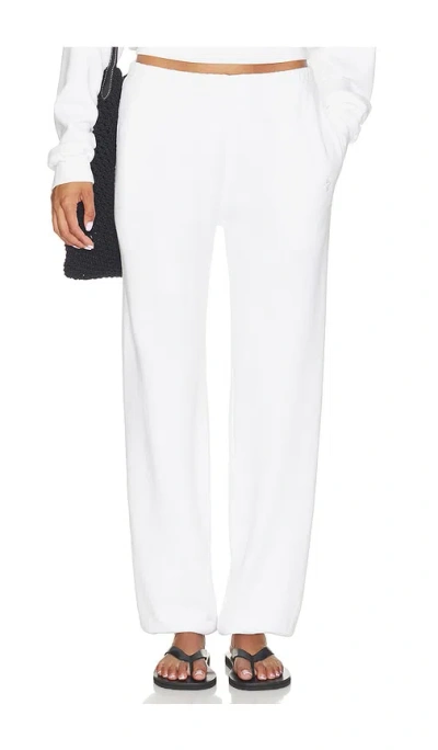 Éterne French Terry Boyfriend Pocket Sweatpant In White