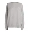 Éterne Oversized Crew Neck Sweatshirt Heather Grey In Gray