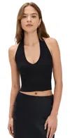 Éterne Halter Top Black