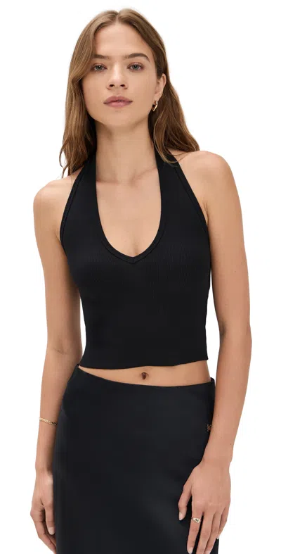 Éterne Halter Top Black