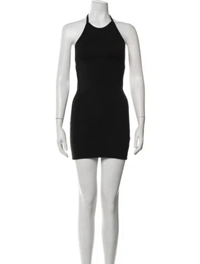 Pre-owned Éterne Halterneck Mini Dress W/ Tags In Black
