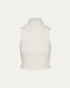 Éterne Harlow Turtleneck Top In White