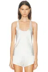 Éterne Silk Hedi Top In White
