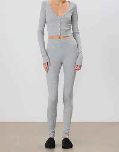 Éterne High Waist Leggings In Grey In Multi