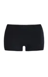Éterne High-waisted Jersey Boy Shorts In Black