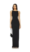 Éterne Iris Maxi Dress In Black