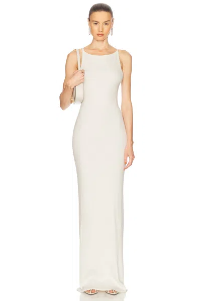 Éterne Iris Maxi Dress In Cream