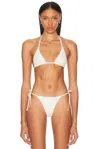 Éterne Thea Bikini Top In Ivory