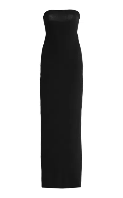 Éterne Jersey Maxi Tube Dress In Black