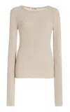 Éterne Jersey T-shirt In Ivory