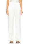 Éterne Josephine Silk Pant In Ivory