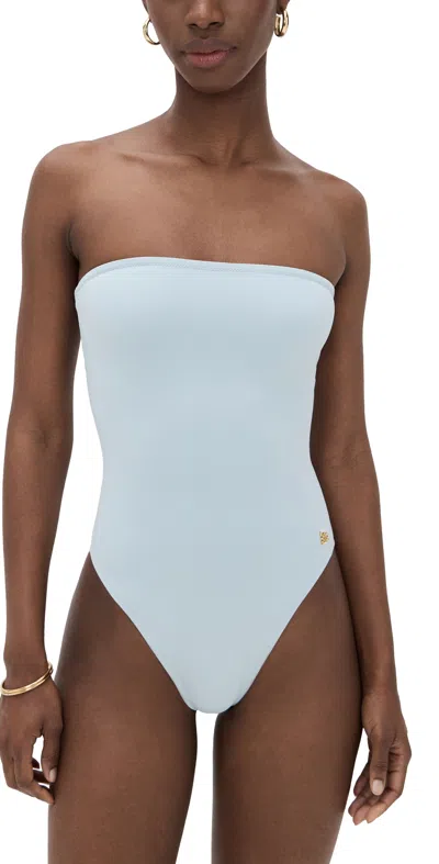 Éterne Kaia One Piece Dusty Blue In White