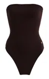 Éterne Kaia One-piece Swimsuit In Brown