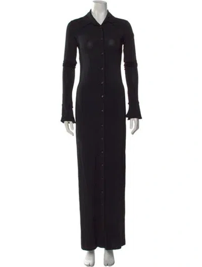 Pre-owned Éterne Long Dress In Black