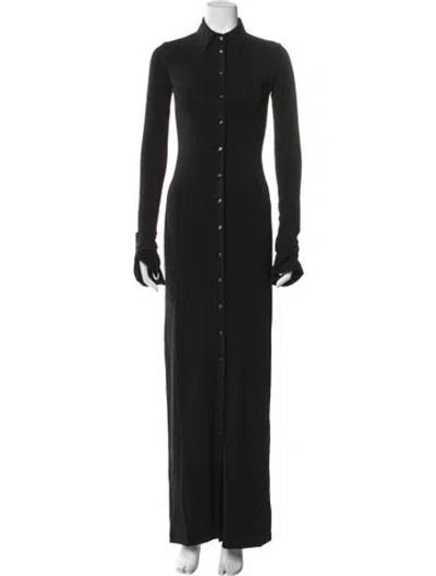Pre-owned Éterne Long Dress In Black